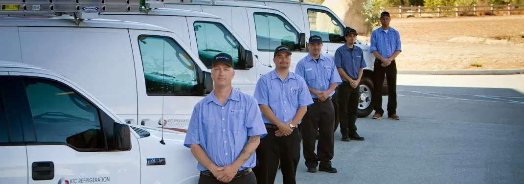 KIC Refrigeration crew ready for Mini Split Repair jobs across Country Homes